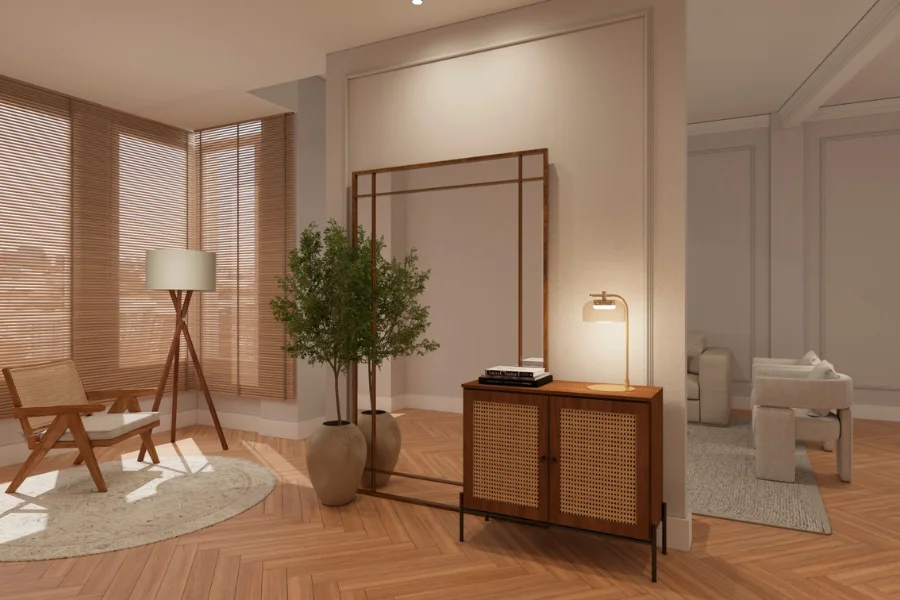 Proyectos de interiorismo. Imagen creada en 3D